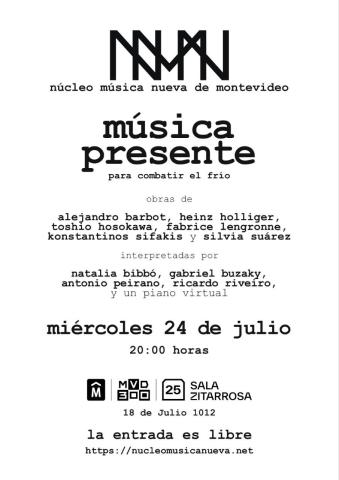 Afiche del concierto